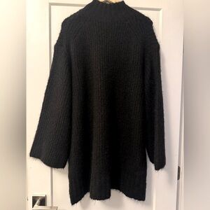 Simons Black Turtleneck Sweater Dress